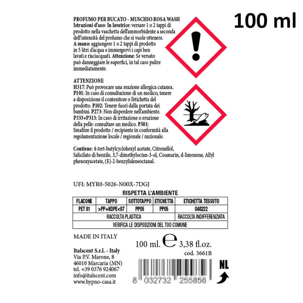 HYPNO CASA | Profumatore concentrato per lavatrice