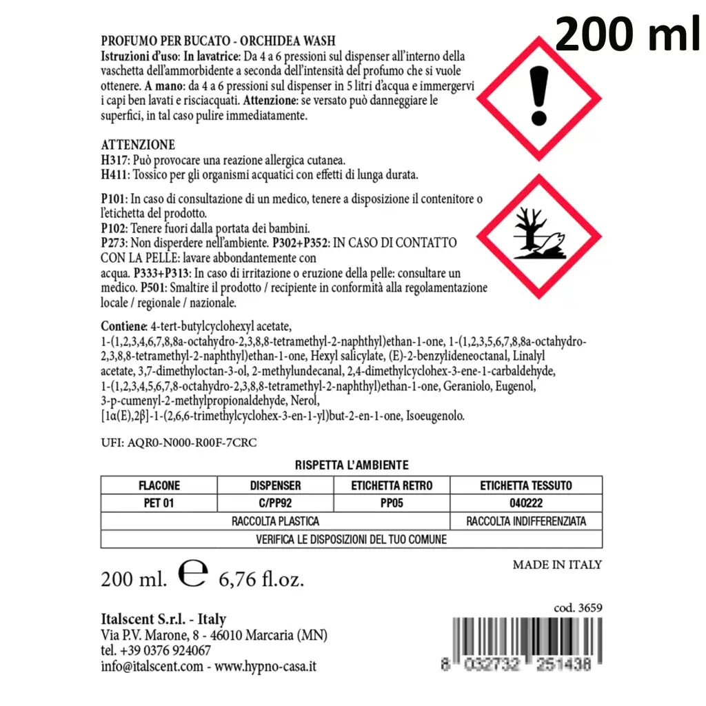 HYPNO CASA | Profumatore concentrato per lavatrice