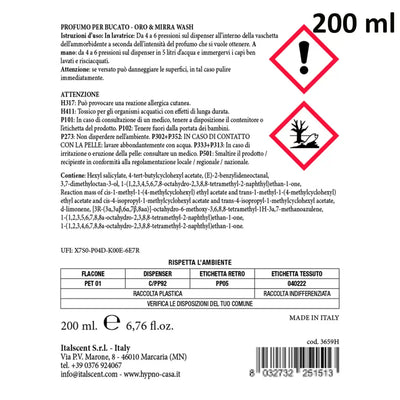 HYPNO CASA | Profumatore concentrato per lavatrice