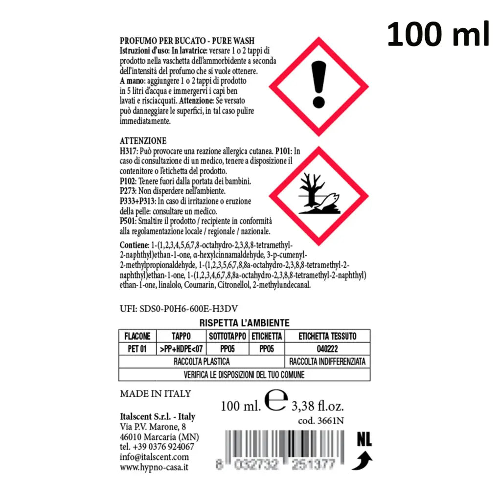 HYPNO CASA | Profumatore concentrato per lavatrice