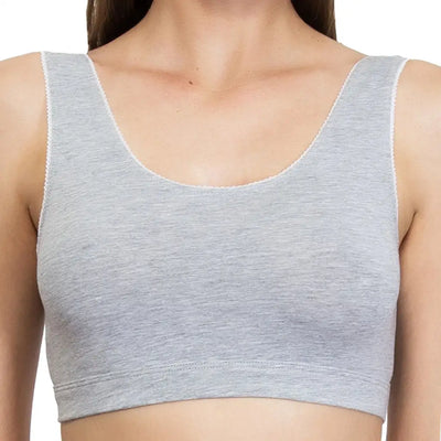 VERDISSIMA | Reggiseno brassiere modello top in cotone bio
