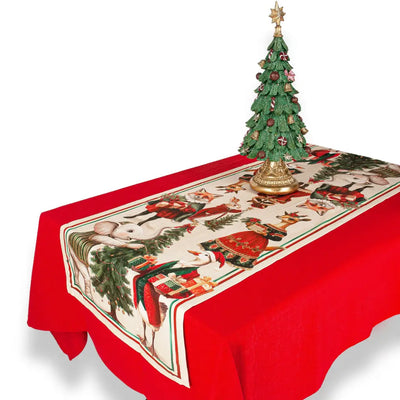 TAG HOUSE | Runner 55x149 cm Christmas in puro cotone | Tag