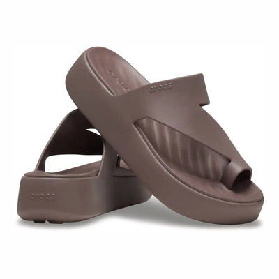 CROCS | Sandalo donna Toe Loop con zeppa platform Gateaway