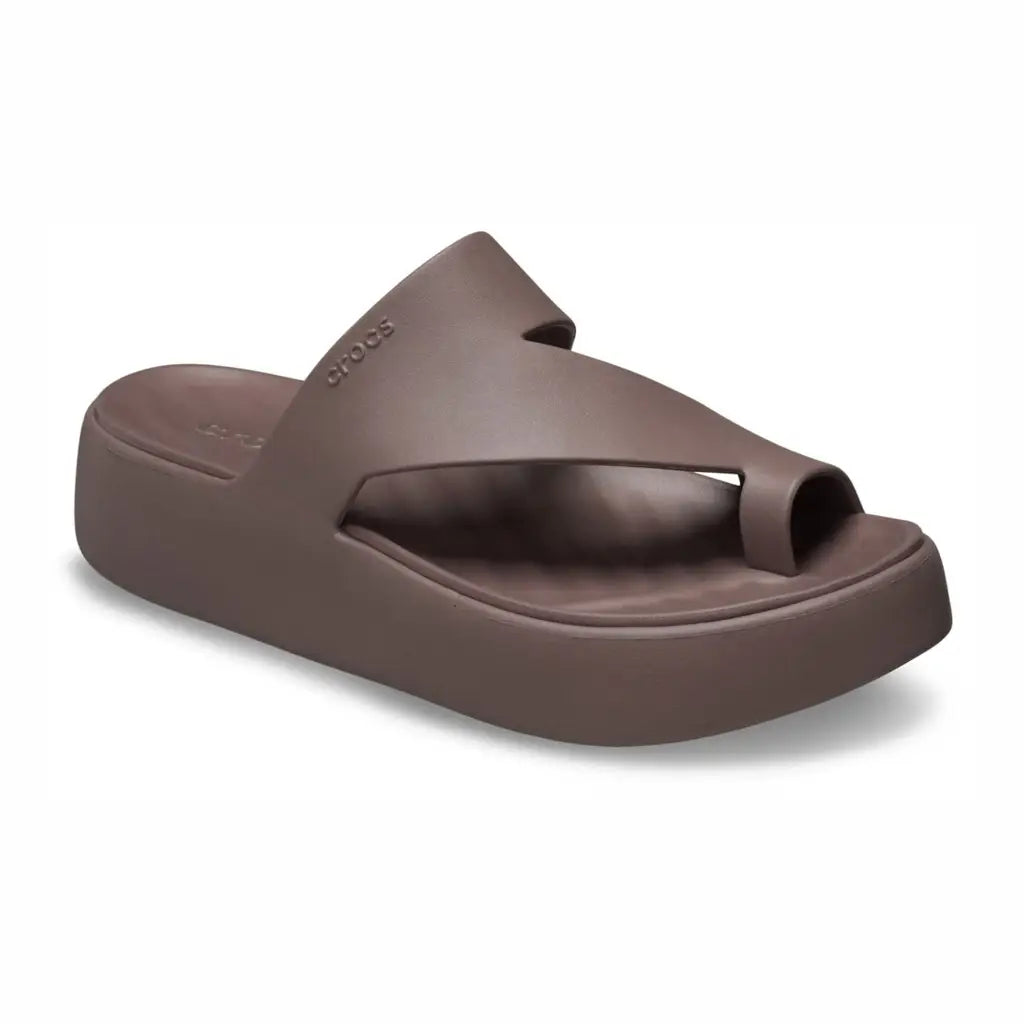 CROCS | Sandalo donna Toe Loop con zeppa platform Gateaway
