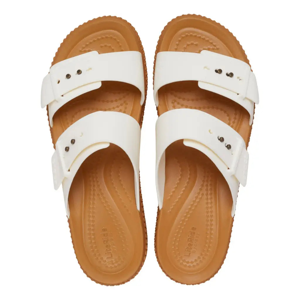 CROCS | Sandalo donna con zeppa e fibbie Brooklyn Woven