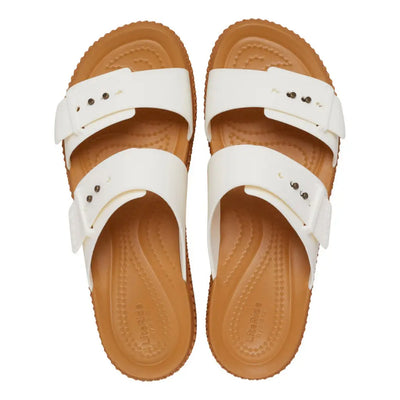 CROCS | Sandalo donna con zeppa e fibbie Brooklyn Woven