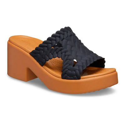 CROCS | Sandalo donna con zeppa e tomaia effetto