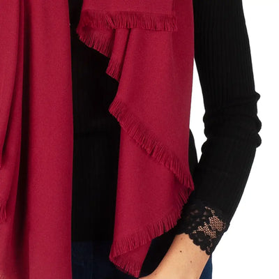 ZITA DEL FORTE | Sciarpa in viscosa a tinta unita Pashmina