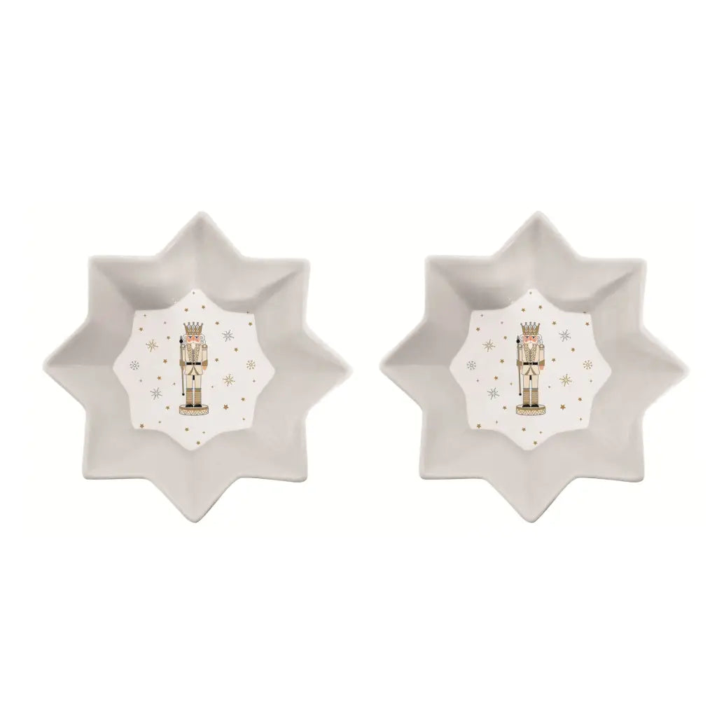 EASY LIFE | Set 2 ciotole in porcellana Royal Nutcracker