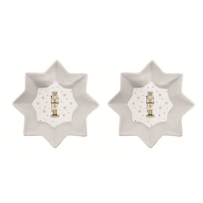 EASY LIFE | Set 2 ciotole in porcellana Royal Nutcracker