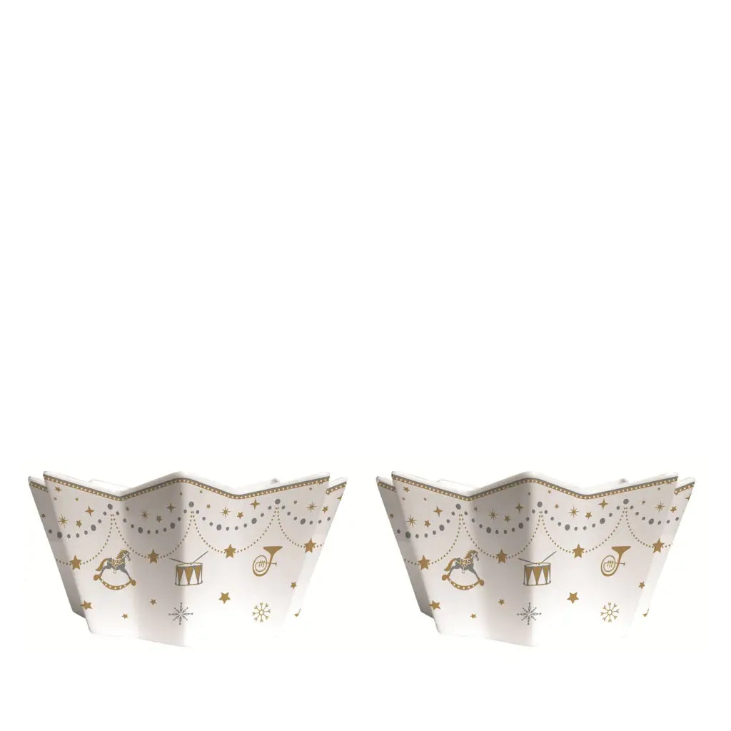 EASY LIFE | Set 2 ciotole in porcellana Royal Nutcracker