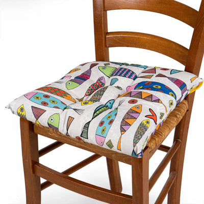 ZITA DEL FORTE | Set 2 cuscini per sedie da cucina in