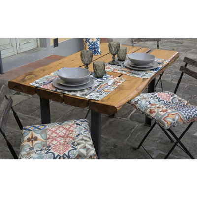 ZITA DEL FORTE | Set 2 cuscini per sedie da cucina in