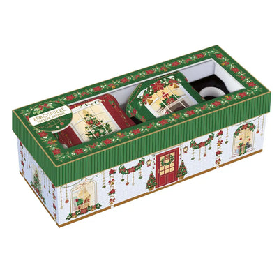 EASY LIFE | Set 2 tazze in porcellana 300 ml Festive Avenue