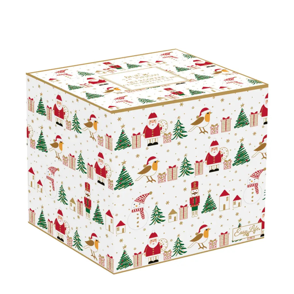 EASY LIFE | Set 2 tazzine con piattino in porcellana