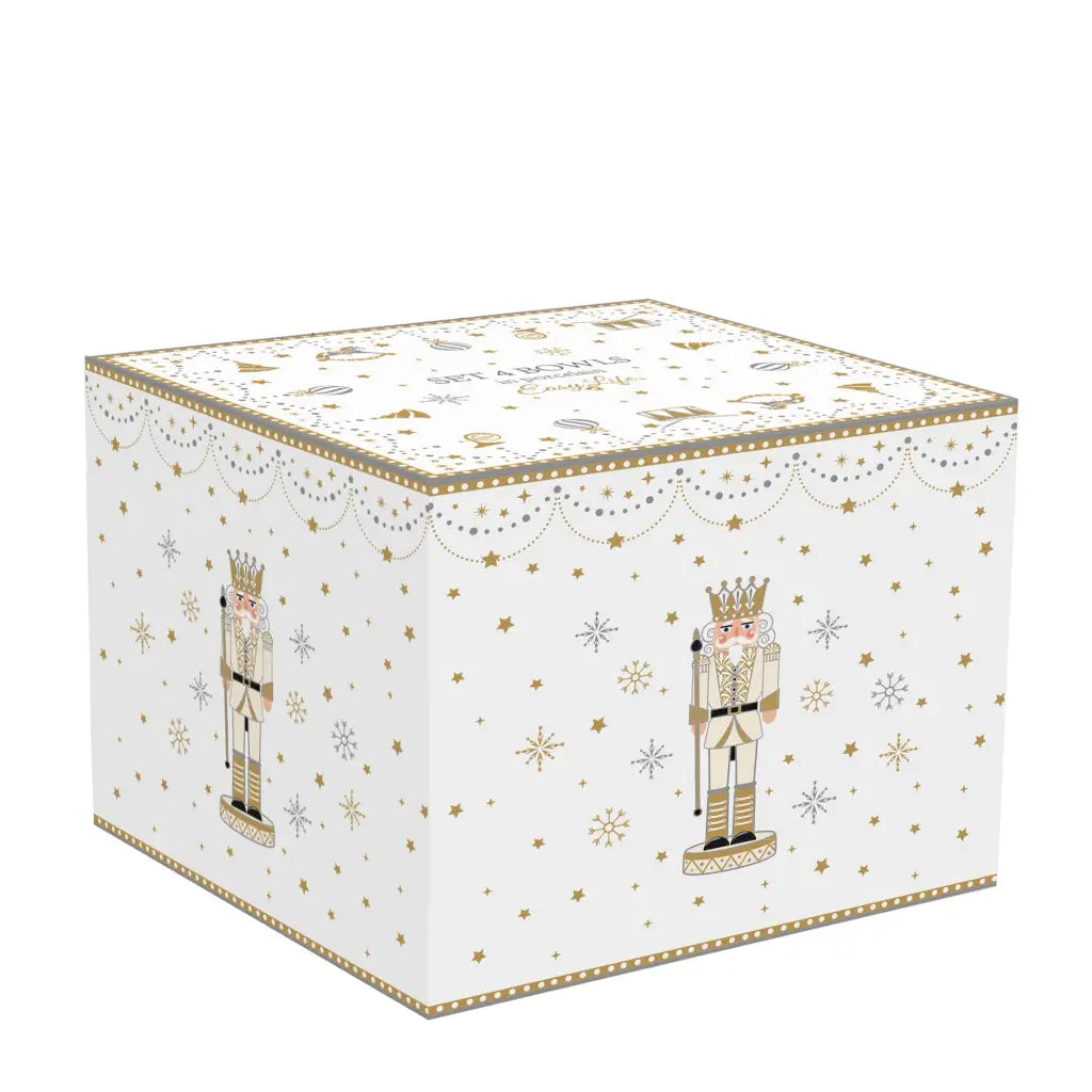 EASY LIFE | Set 4 ciotole in porcellana Royal Nutcracker
