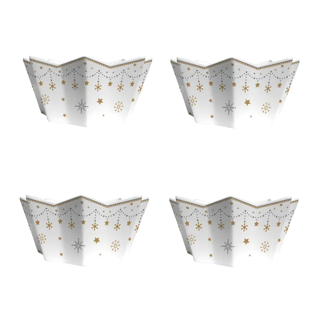 EASY LIFE | Set 4 ciotole in porcellana Royal Nutcracker