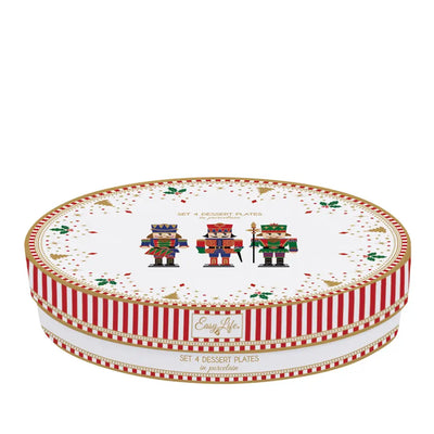 EASY LIFE | Set 4 piattini da dessert Nutcrackers | Easy