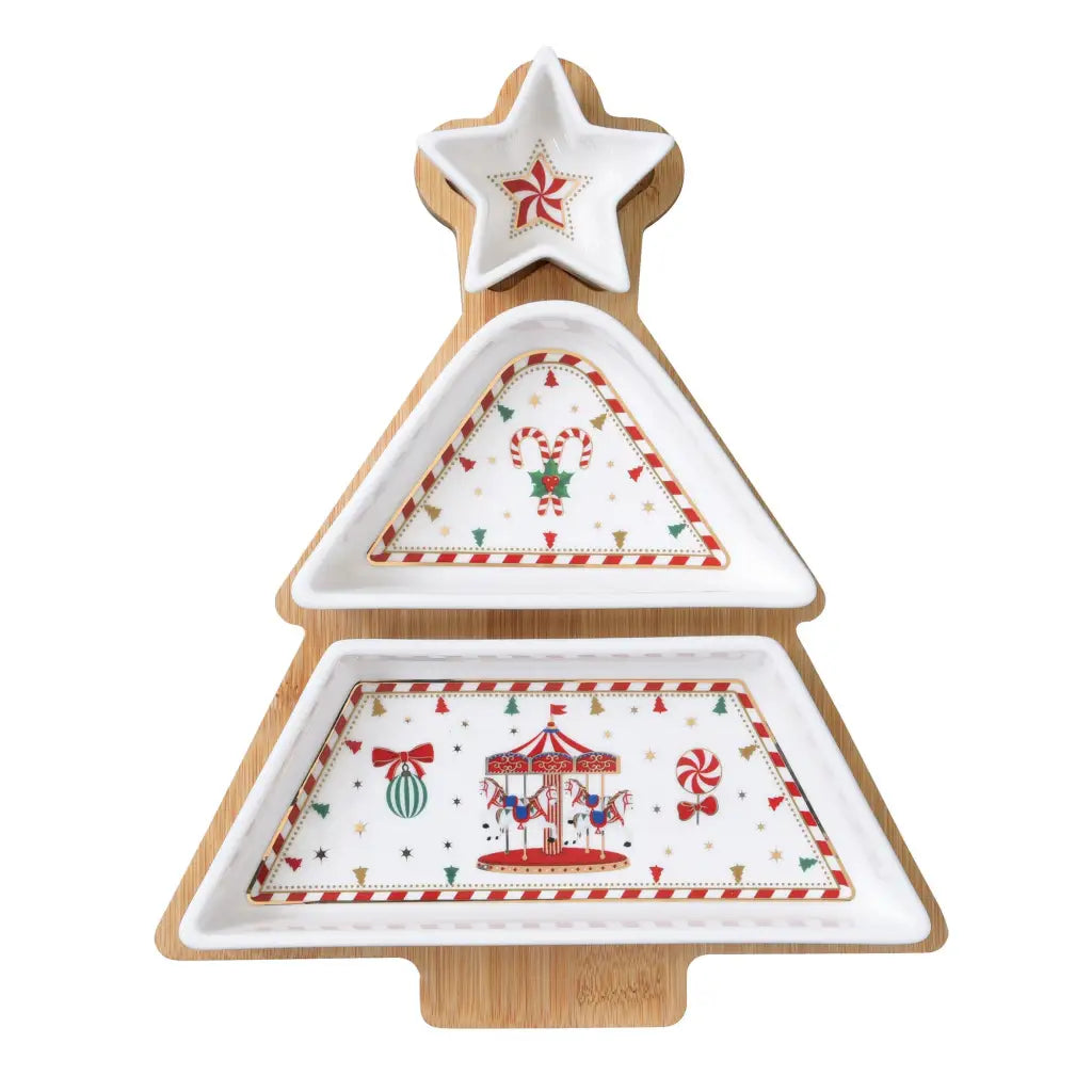 EASY LIFE | Set aperitivo con 3 ciotoline e vassoio