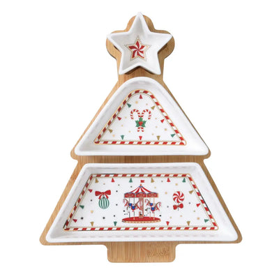 EASY LIFE | Set aperitivo con 3 ciotoline e vassoio