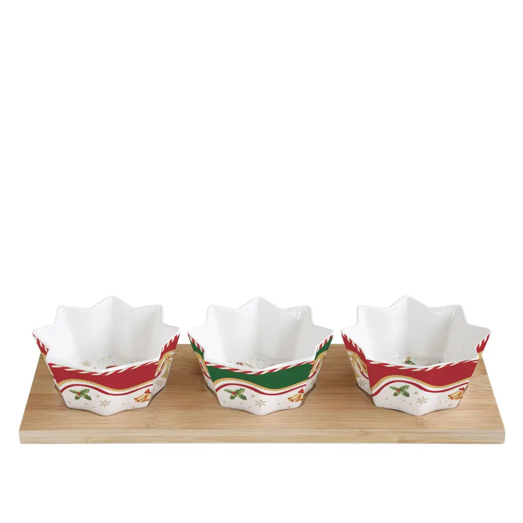 EASY LIFE | Set aperitivo con 3 ciotoline in porcellana