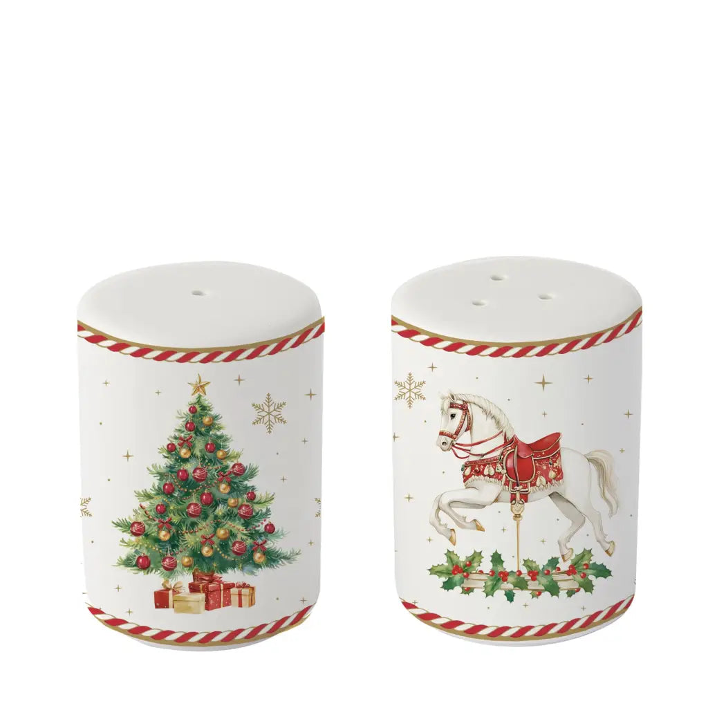 EASY LIFE | Set sale e pepe in porcellana Christmas