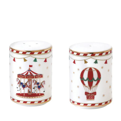 EASY LIFE | Set sale e pepe in porcellana Christmas
