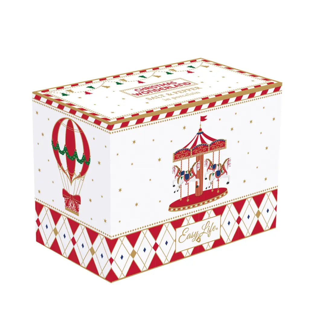 EASY LIFE | Set sale e pepe in porcellana Christmas
