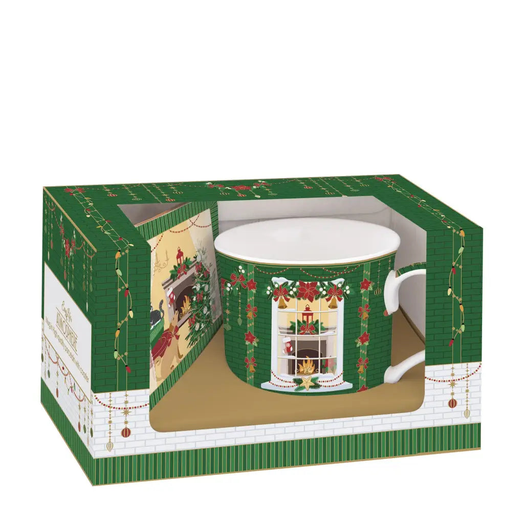 EASY LIFE | Set tazza mug e sottobicchiere Festive Avenue