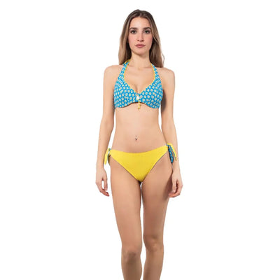 VERDISSIMA | Slip bikini annodato dpuble-face in fantasia
