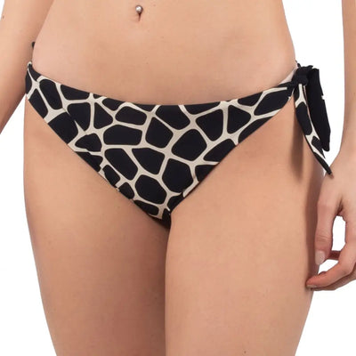 VERDISSIMA | SLIP BIKINI ANNODATO IN FANTASIA SAVANA
