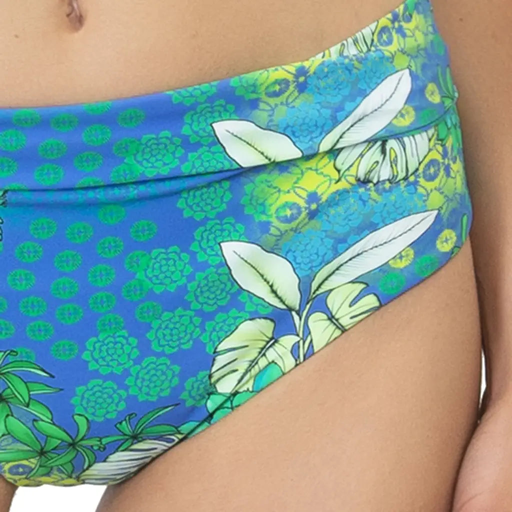VERDISSIMA | Slip bikini donna a doppia altezza regolabile