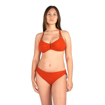 VERDISSIMA | Slip bikini donna alto con coulisse regolabile