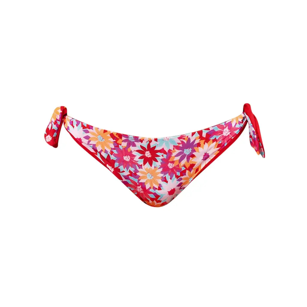 VERDISSIMA | Slip bikini donna annodato double face Hawaii