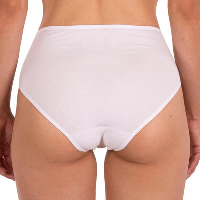 RAGNO | Slip donna a vita alta in cotone organico elastici