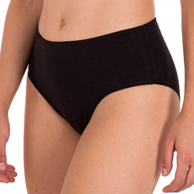 RAGNO | Slip donna a vita alta in cotone organico elastici