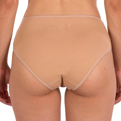 RAGNO | Slip donna a vita alta in cotone organico elastici