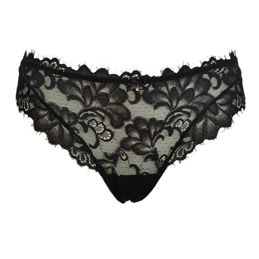 SI E’ LEI | Slip donna in pizzo Berries | 2 / NERO