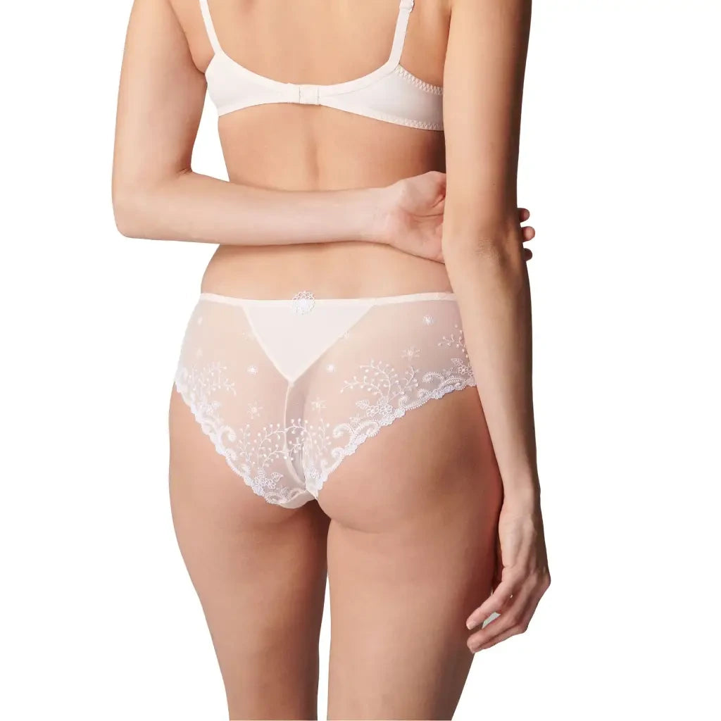 SIMONE PERELE | Slip donna in tulle ricamato e microfibra