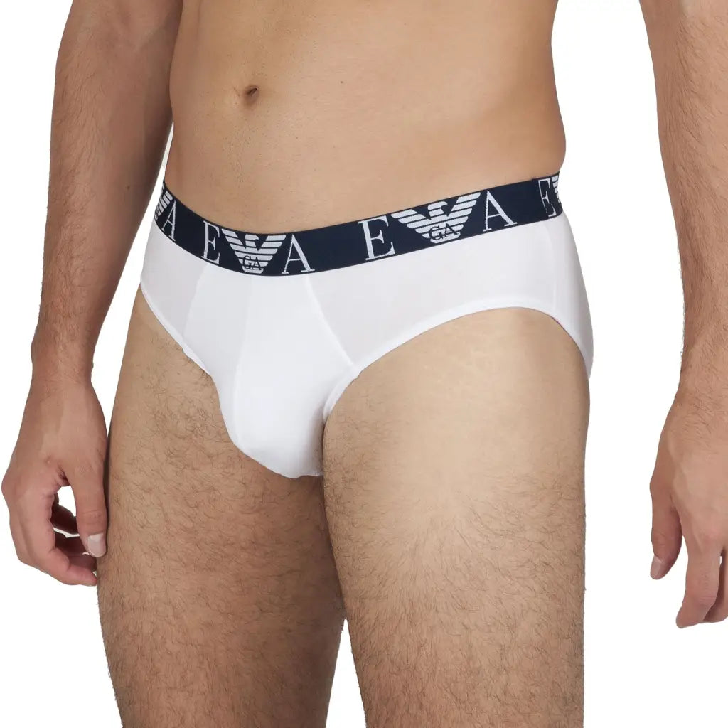 EMPORIO ARMANI | Slip in cotone elasticizzato con elastico