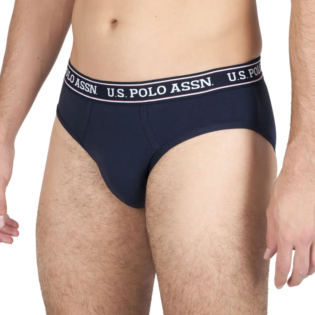 U.S. POLO ASSN. | Slip in tinta unita in cotone