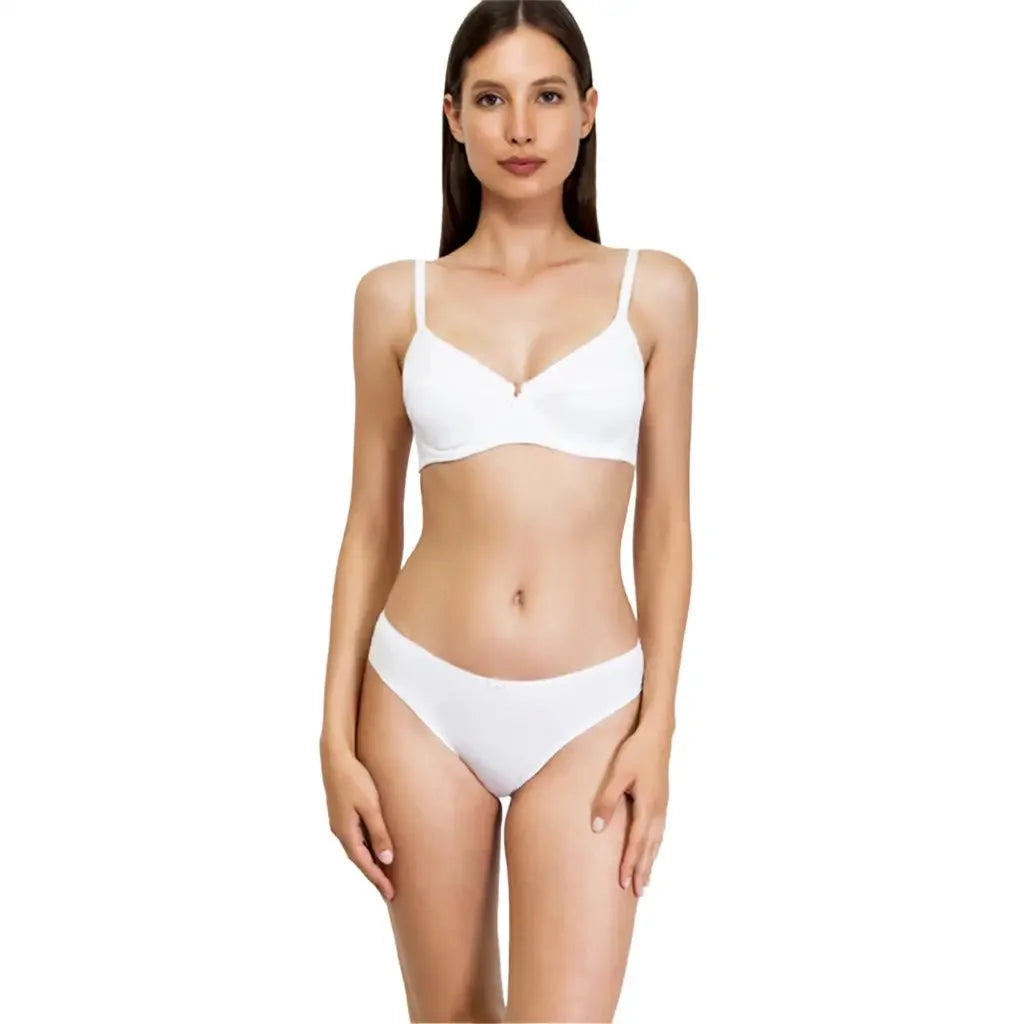 VERDISSIMA | Slip medio donna in cotone in confezione 3 capi