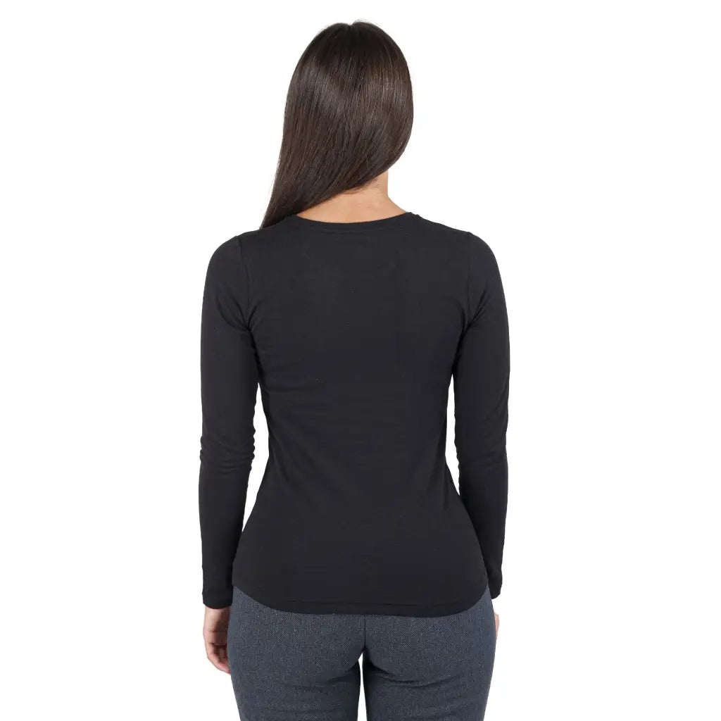 BISBIGLI | T-Shirt a manica lunga paricollo in Cotone