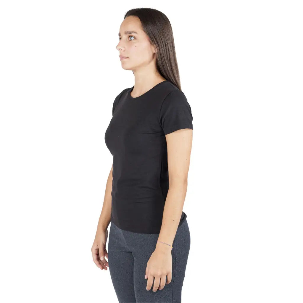 BISBIGLI | T-Shirt a mezza manica paricollo in Cotone