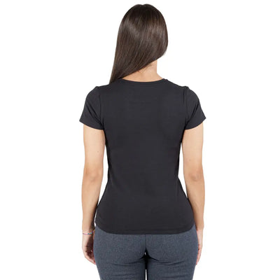 BISBIGLI | T-Shirt a mezza manica paricollo in Cotone