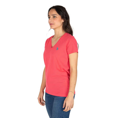 U.S. POLO ASSN. | T-shirt donna a mezza manica con scollo V