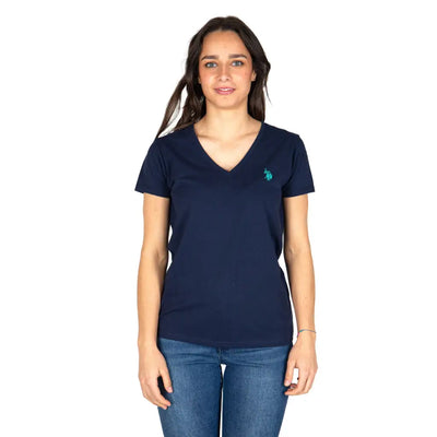 U.S. POLO ASSN. | T - shirt donna a mezza manica con scollo