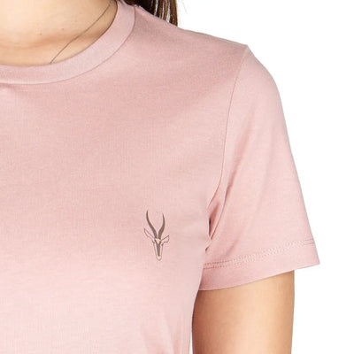 GRABS | T-shirt donna a mezza manica paricollo in cotone