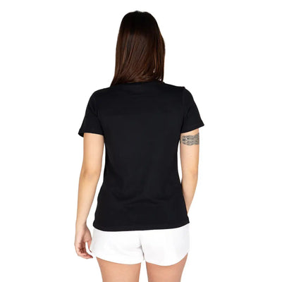 GRABS | T-shirt donna a mezza manica paricollo in cotone