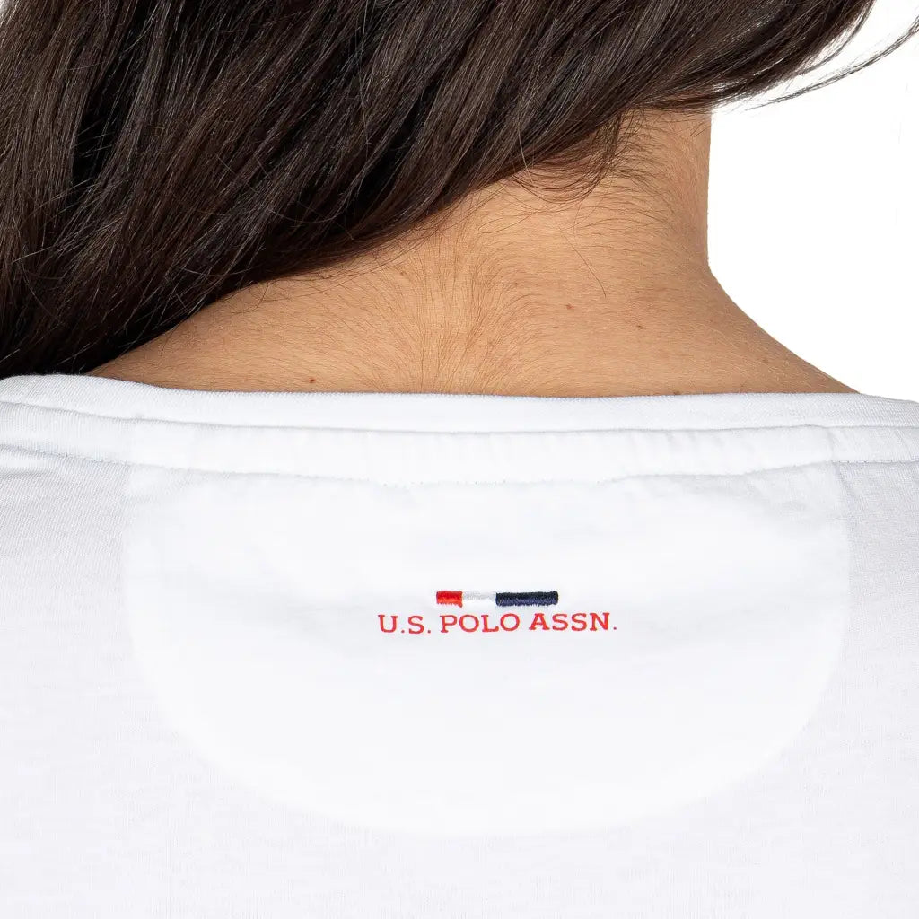 U.S. POLO ASSN. | T-Shirt donna a mezza manica paricollo